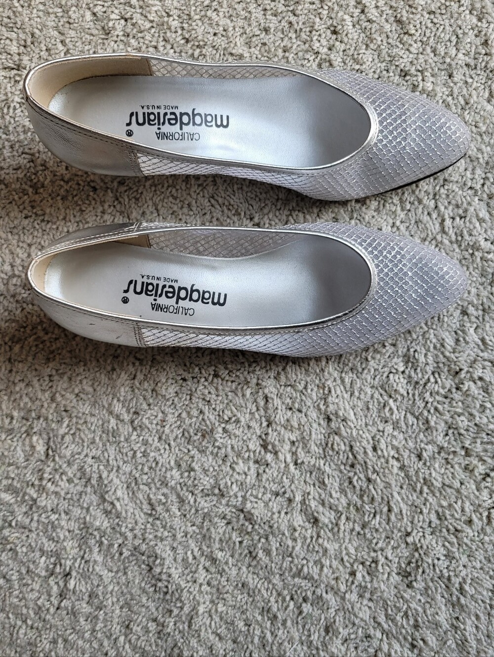 The Ever Popular Mesh Shoe. Magnificent Look In Silver.